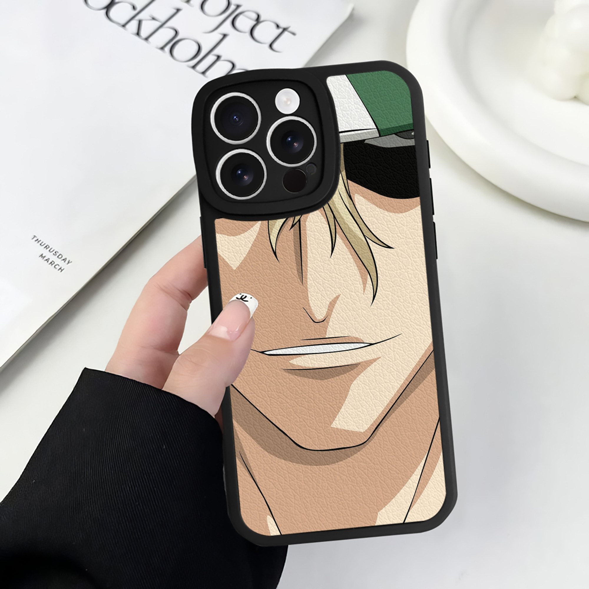 （画像用） ブリーチ BLEACH 【iPhone 16シリーズ対応】シリコンスマホケース（レザー調） 材質：シリコン